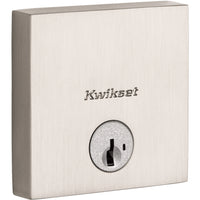 258 SQT 15 SMC 6AL RCS K3 Downtown 1-Cyl Deadbolt with SC1 Keyway - Satin Nickel