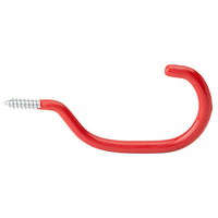 National Hardware 5.88 in. L Vinyl Coated Red Steel Bicycle Hook 40 lb. cap. 1 pk