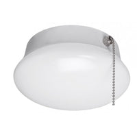 ETi 3.54 in. H X 7 in. W X 7 in. L White LED Ceiling Spin Light