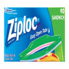 Ziploc Sandwich Bag 90 pk Clear (Pack of 12)