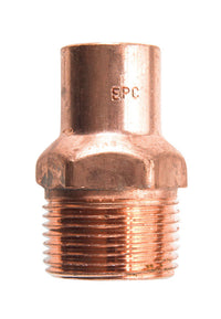 Nibco 3/4 in. Sweat X 1 in. D MIP Copper Male Adapter 1 pk