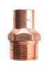 Nibco 3/4 in. Sweat X 1 in. D MIP Copper Male Adapter 1 pk