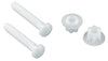 PlumbCraft Toilet Seat Hinge Bolts White Plastic