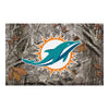 NFL - Miami Dolphins Camo Rubber Scraper Door Mat