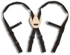 CLC 6.5 in. L X 2.12 in. W Nylon Suspenders Black 1 pair