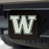 University of Washington Black Metal Hitch Cover