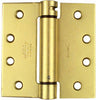 National Hardware 4 in. L Brass Spring Hinge 1 pk