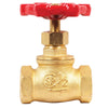 Homewerks 1/2 in. FIP X 1/2 in. FIP Brass Stop Valve