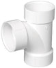 Charlotte Pipe 3 in. Hub X 3 in. D Hub PVC Sanitary Tee 1 pk