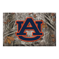 Auburn University Camo Camo Rubber Scraper Door Mat