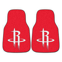 NBA - Houston Rockets Carpet Car Mat Set - 2 Pieces