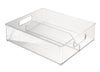 iDesign Clear Storage Bin 4 in. H X 12 in. W X 14.5 in. D Stackable