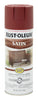 Rust-Oleum Stops Rust Satin Cabernet Spray Paint 12 oz