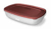 Rubbermaid 1777163 24 Cup Rectangle Easy Find Lid Food Storage Container