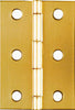 National Hardware 2-1/2 in. L Solid Brass Door Hinge 1 pk