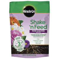 Miracle-Gro Shake 'n Feed Granules Rose & Bloom Plant Food 8 lb (Pack of 4)