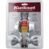 Kwikset Tylo Satin Chrome Entry Lock and Single Cylinder Deadbolt 1-3/4 in.