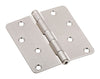 National Hardware 4 in. L Satin Nickel Door Hinge 1 pk