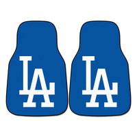 MLB - Los Angeles Dodgers Carpet Car Mat Set - 2 Pieces