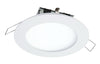 Halo White 4 in. W Plastic LED Canless Recessed Downlight 9.7 W