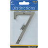 Hillman Distinctions 4 in. Silver Brushed Nickel Screw-On Number 7 1 pc (Pack of 3)