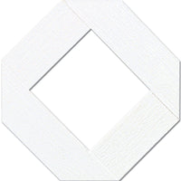 Grid Axcents 48 in. W X 8 ft. L White Plastic Lattice Panel