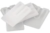 Softtouch Plastic Furniture Wedge White Rectangle 2 in. W X 3 in. L 6 pk