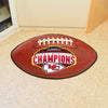 NFL - Kansas City Chiefs Super Bowl Champions Football Rug - 20.5in. x 32.5in.