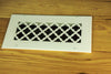 Steelcrest Designer 20 X 6 Wall /Ceiling White Supply Vent Cover, With Air-Volume Damper & Face Mounting Screw Holes