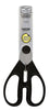 Chicago Cutlery Black/Silver Satin Stainless Steel Classic Kitchen Scissors with Plastic Handle