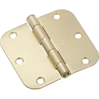 SPB512R5/8 3-1/2" 5/8R Hinge 1/pk - Satin Brass