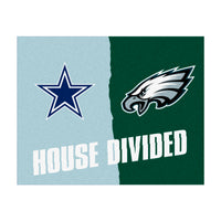 NFL House Divided - Cowboys / Eagles House Divided Rug