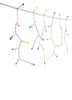 Celebrations Incandescent Mini Multicolored 300 ct Icicle Christmas Lights 17 ft.