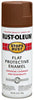 Rust-Oleum Stops Rust Flat Brown Spray Paint 12 oz. (Pack of 6)