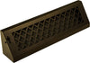 Steelcrest Designer 18-Inch Oil-Rubbed Bronze Baseboard Vent With Air-Volume Damper & Concealed Mounting Holes