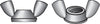 Hillman 3/8 in. Cold Forged Stainless Steel USS Wing Nut 50 pk