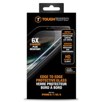 ToughTested Multicolored NA Cell Phone Screen Protector For Apple iPhone 7/8