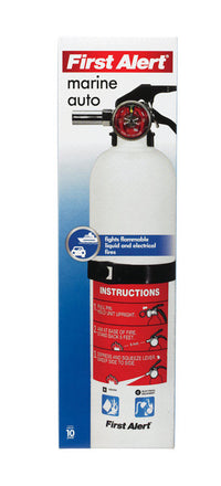 First Alert 2-3/4 lb. Fire Extinguisher For Auto/Marine OSHA/US Coast Guard Agency Approval (Pack of 4)