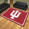 Indiana University 8ft. x 10 ft. Plush Area Rug