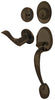 Ultra Security Plus Oil Rubbed Bronze Entry Handleset KW1 1-3/4 in.