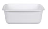 Rubbermaid White Plastic Twin Sink Dishpan 14.45 L x 12.55 W in.