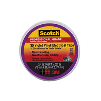 Scotch 3/4 in. W x 66 ft. L Purple Vinyl Electrical Tape (Pack of 5)