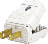 Leviton Residential Thermoplastic Non-Grounding Polarized Plug 1-15P 20-16 AWG 2 Pole 2 Wire