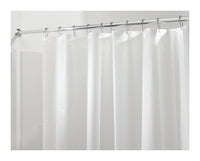 InterDesign 72 in. H x 72 in. W Frost Solid Shower Curtain Liner PEVA (Pack of 4)