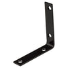 National Hardware 3.5 in. H X 0.75 in. W X 0.125 in. D Black Steel Inside Corner Brace