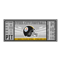 NFL - Pittsburgh Steelers Ticket Runner Rug - 30in. x 72in.