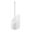 iDesign Corner Toilet Bowl Brush & Holder White