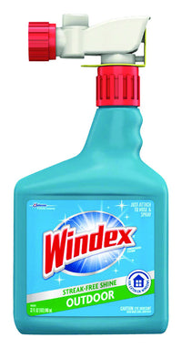 Windex 10122 32 Oz Windex® Outdoor Glass Cleaner With Sprayer  (Pack Of 8)