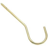 National Hardware N275-214 V2666 Ceiling Hook in Brass