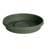 Bloem Terratray Thyme Green Resin Round Traditional Tray 2 H x 11.25 Dia. in. with Saucer